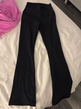 Alo Black Stretch Flare Pants
